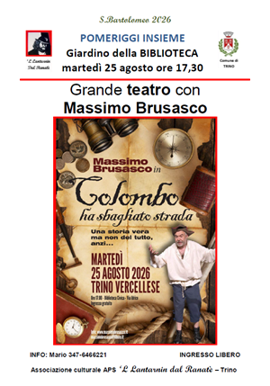 San Bartolomeo 2026 - Spettacolo teatrale