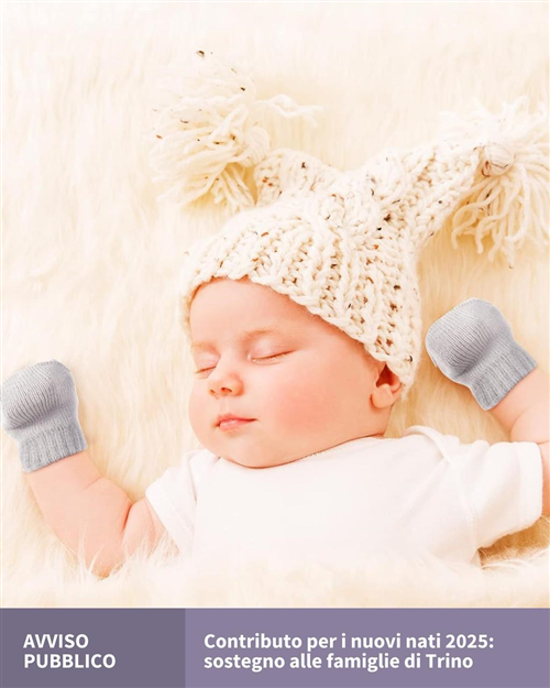 Contributo economico per i nuovi nati a Trino - anno 2025