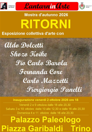 Mostra d'autunno 2026 - Ritorni
