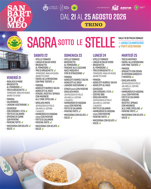 San Bartolomeo 2026